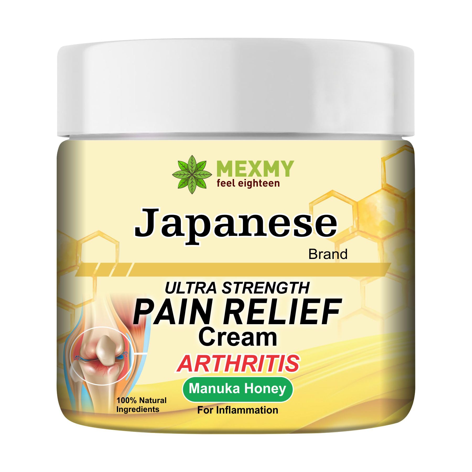 Mexmy Ultra Fast Pain Relief Cream - 100g | Suitable for Back Pain, Muscle Pain, Joint Pain, Knee Pain | 100% Ayurvedic Formula | Suitable for Sports & Gym related injuries ((100gm- Pack Of 1))-image-28