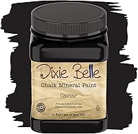 Vista 103 de Dixie Belle Paint Company - Pintura con acabado de tiza para muebles, color blanco lino (Drop Cloth), 8 fl oz, pintura mineral color blanco lino mate