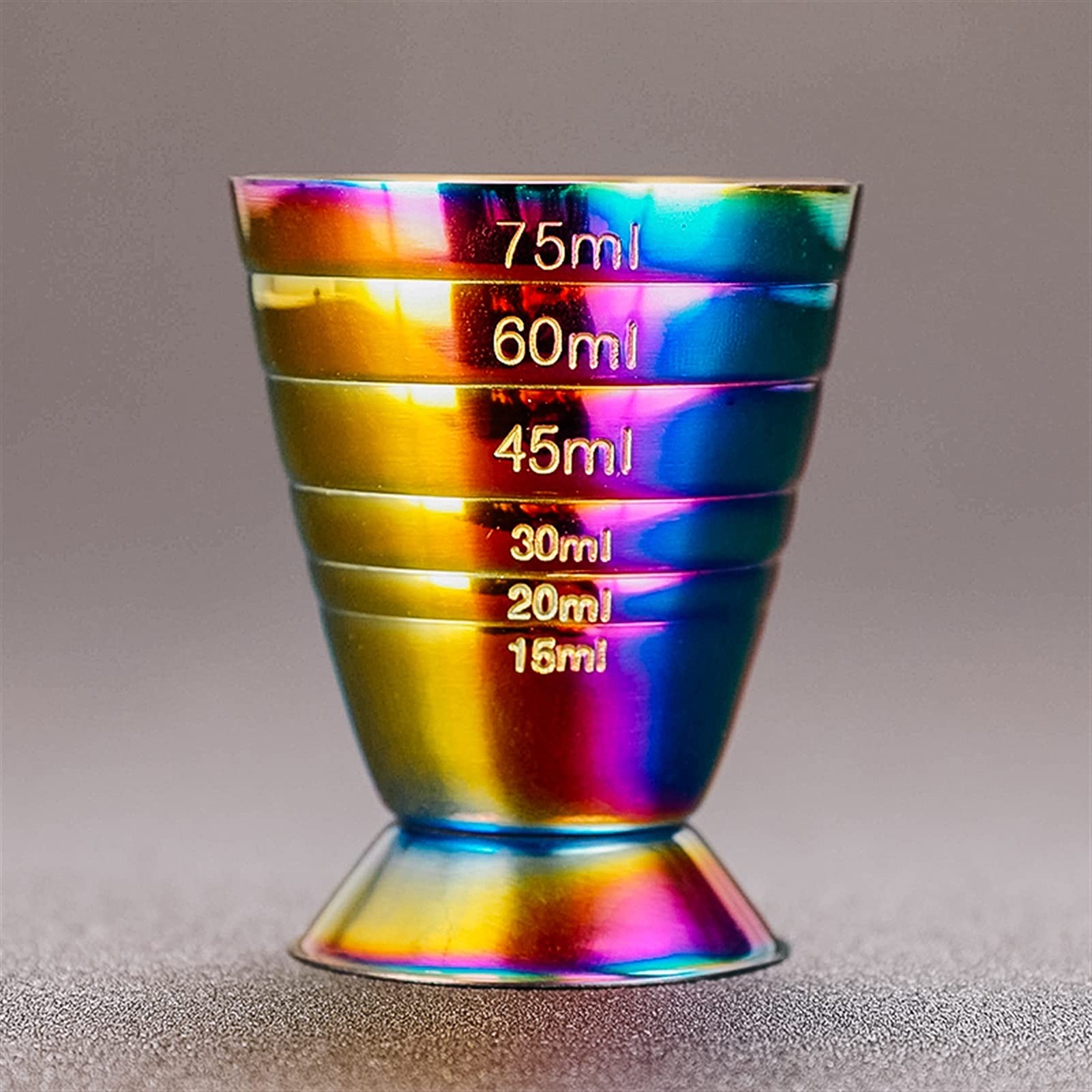 Liudan Shaker per Cocktail Cocktail Shaker Fare Set Set Colorful Cocktail Shaker Bar Set Ponderato Boston Shakers, Cocktail Strointer, Magic Jigger, Cucchiaio di miscelazione Agitatore per Cocktail