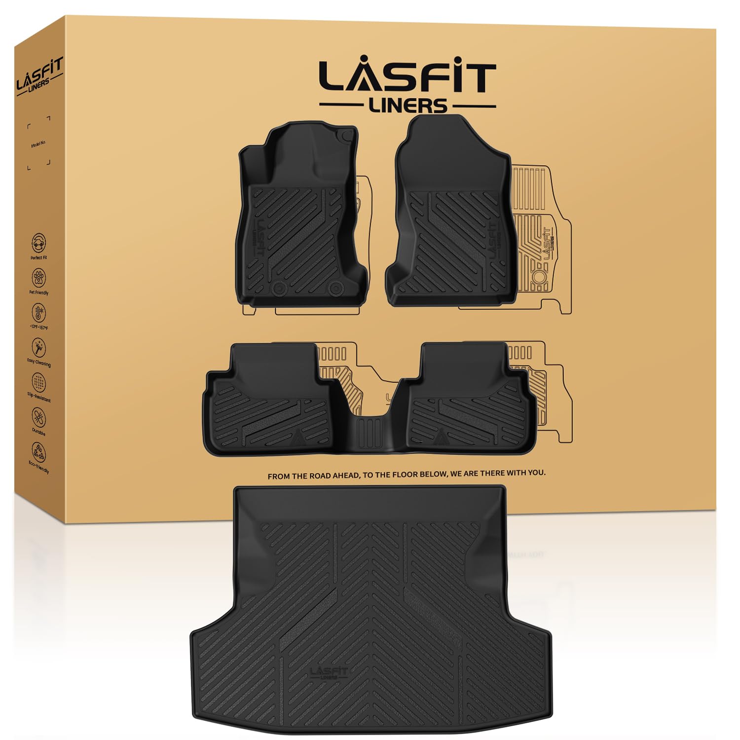 LASFIT floor mats for Subaru WRX