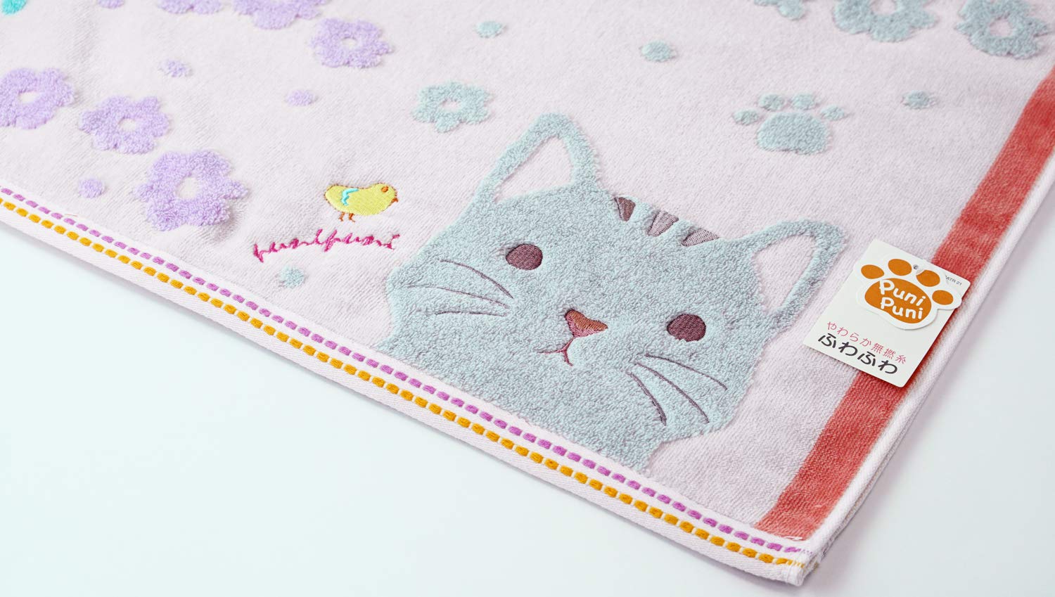 専用♥レア♥みかん⭐もちぷにニット×マイクロ♥中バスタオル Amazon｜内野 バスタオル ピンク ネコ 約60×120cm もちぷに 9018B704 P