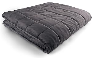 100lb Weighted Blanket - Silky Minky Grey