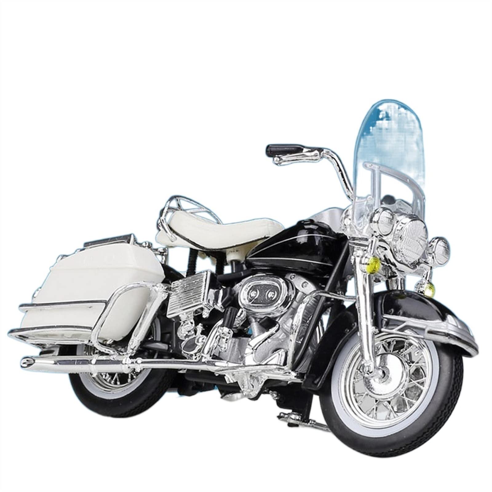 Modèle réduit 1:18 1968 Pour Harley FLH Pour Electra Glide Alliage Moto Modèle Moulé Sous Pression En Métal Jouet(With foam box Modèle réduit 1:18 1968 Pour Harley FLH Pour Electra Glide Alliage Moto Modèle Moulé Sous Pression En Métal Jouet(With foam box