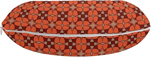 Miniatura 227 de Lunarable Teal Travel Pillow Neck Rest, Aquatic Fauna Theme Hand Drawn Style Various Starfish in Blue Shades, Memory Foam Traveling Accessory for