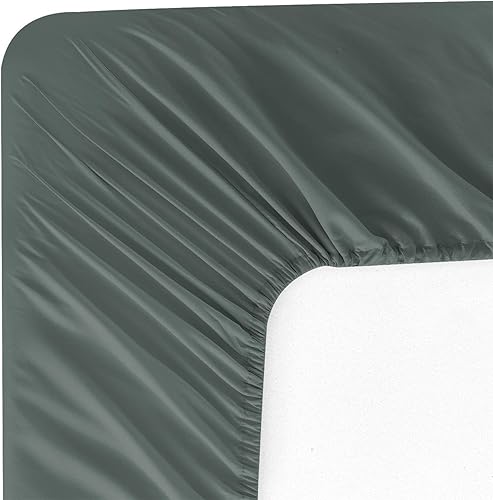 Miniatura 6 de WAVVA Juego de sábanas suaves de 6 piezas, bolsillo profundo de alta calidad, resistente a las arrugas y a la decoloración, color azul océano,