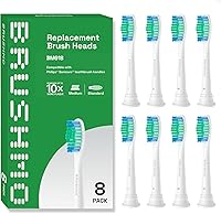 Vista 11 de Brushmo Total Clean - Cabezales de repuesto para cepillos de dientes, compatibles con Philips Sonicare, mango de cepillo de dientes eléctrico