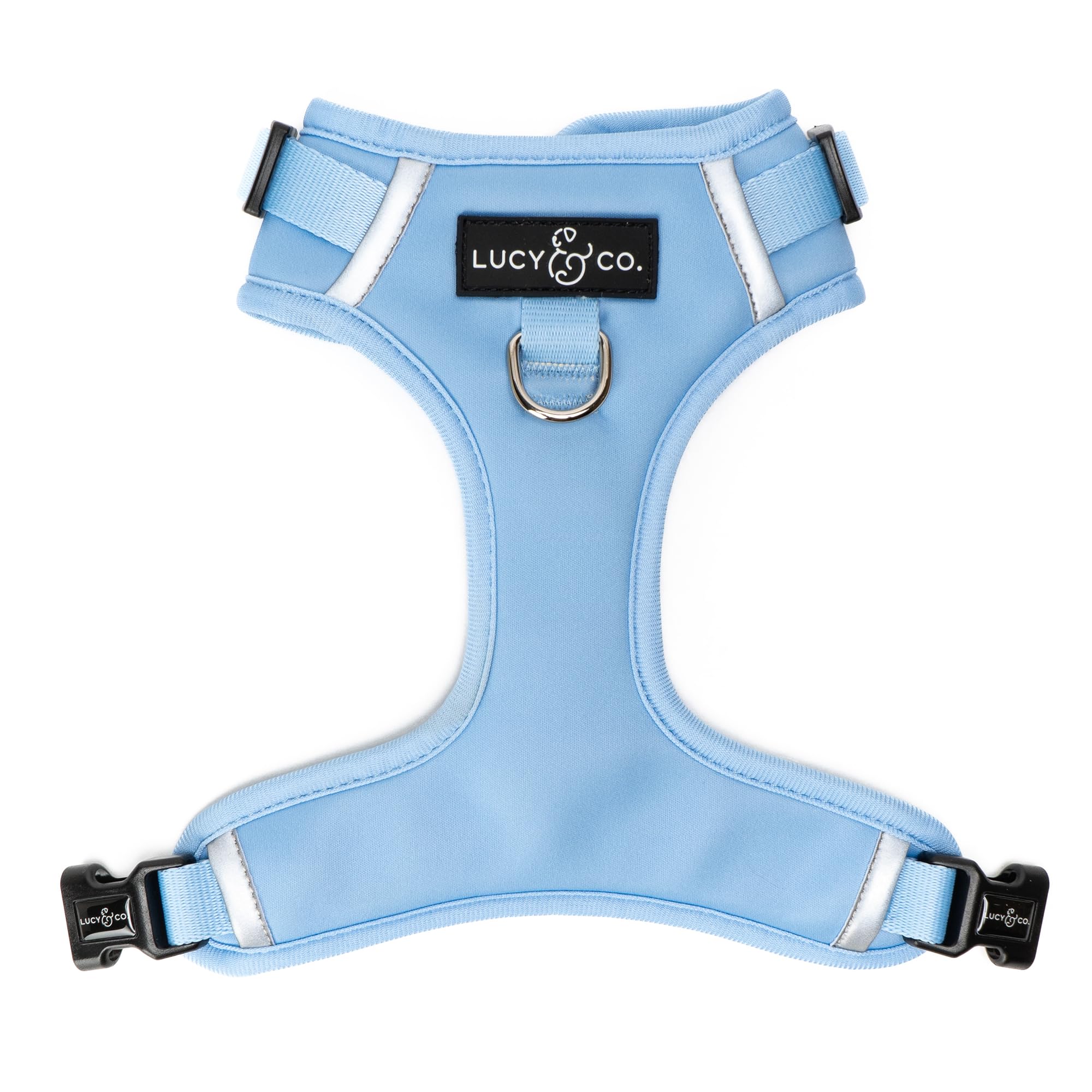 Lucy & Co. The Denim No-Pull Dog Harness - Size Large - Vest to Stop Pulling & Walk Easy - Comfortable Leash Training Product w/Adjustable Chest &