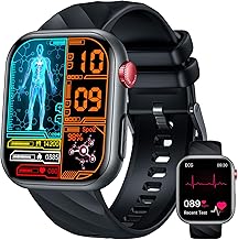 Sponsored You’re seeing this ad based on the product’s relevance to your search query.Learn more about this advertisement Smart Watch Men's ECHG HRV Bluetooth Heart Rate Blood Pressure: 1.97 Inch AMOLED Touch Black Health Watch with Sleep Monitor Pedometer Phone Function Sports Watch Fitness Watch iOS Android