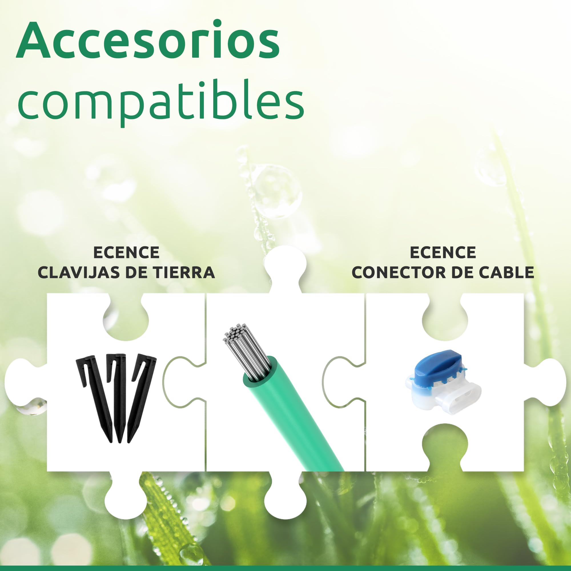 ECENCE Cable delimitador para Robot cortacésped - 150m - Ø3,4mm, Sección del Conductor 1,17mm² - universalmente Compatible con Gardena, Bosch, Husqvarna, Worx y más