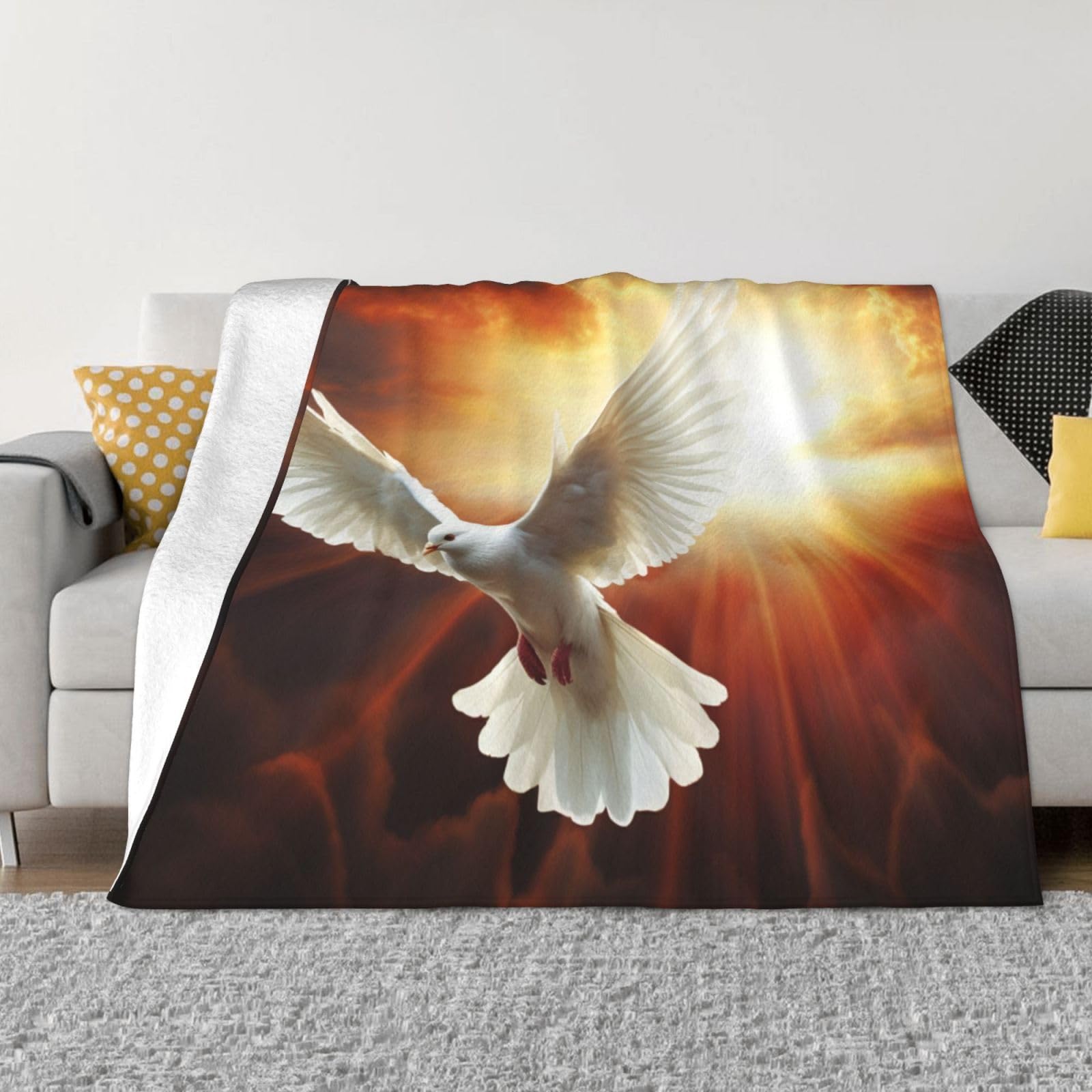 Couverture pour canapé en flanelle de microfibre douce de qualité supérieure