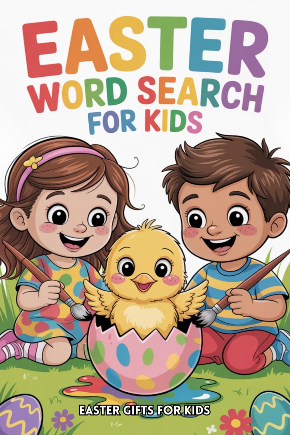 Easter Gifts for Kids: Easy Word Search Book: Basket Stuffers for Children Ages 6+