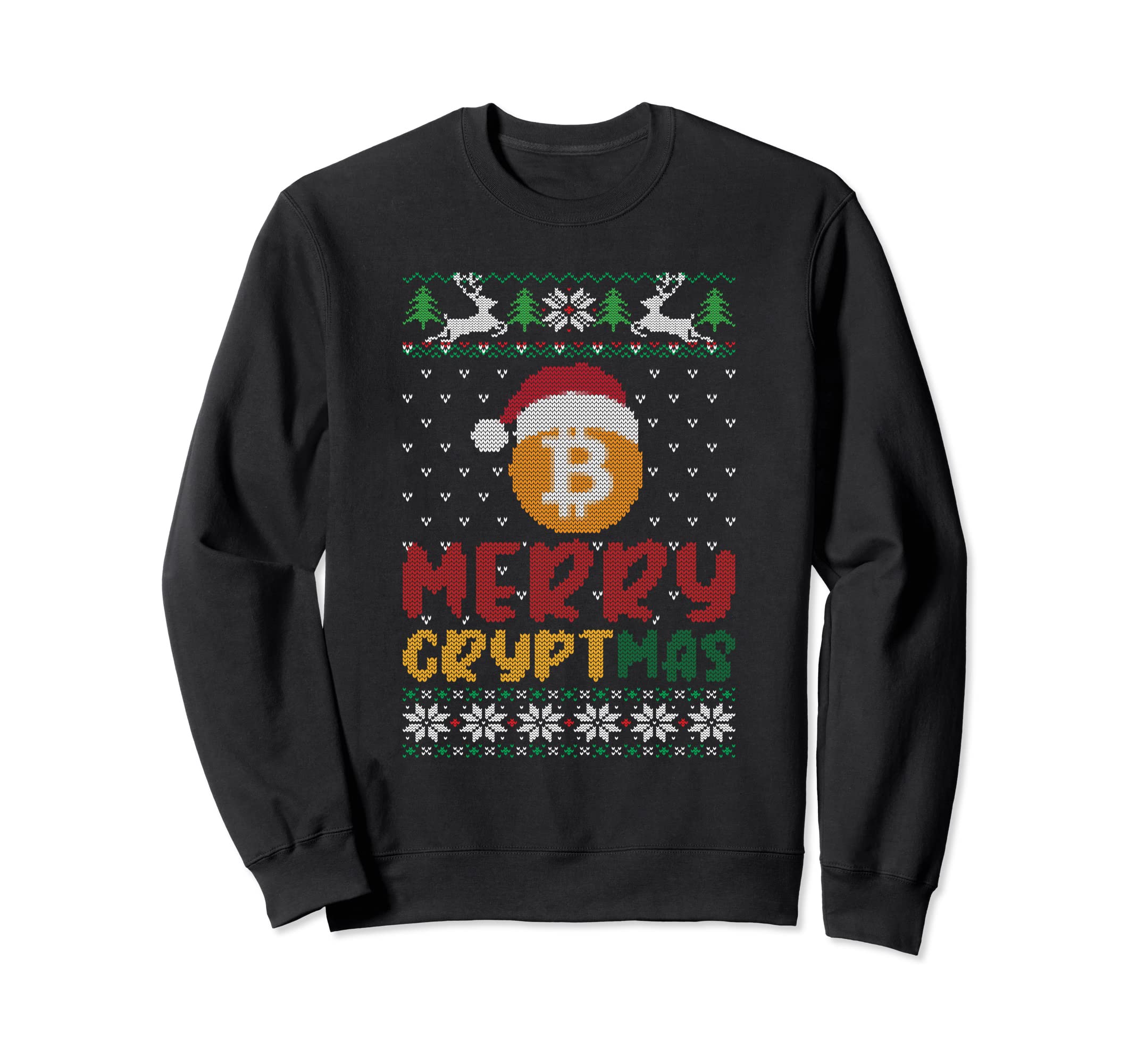 Crypto Christmas Ugly Sweater Vibesfunny Bitcoin Blockchain Santa Hat  Christmas | Desertcart Seychelles