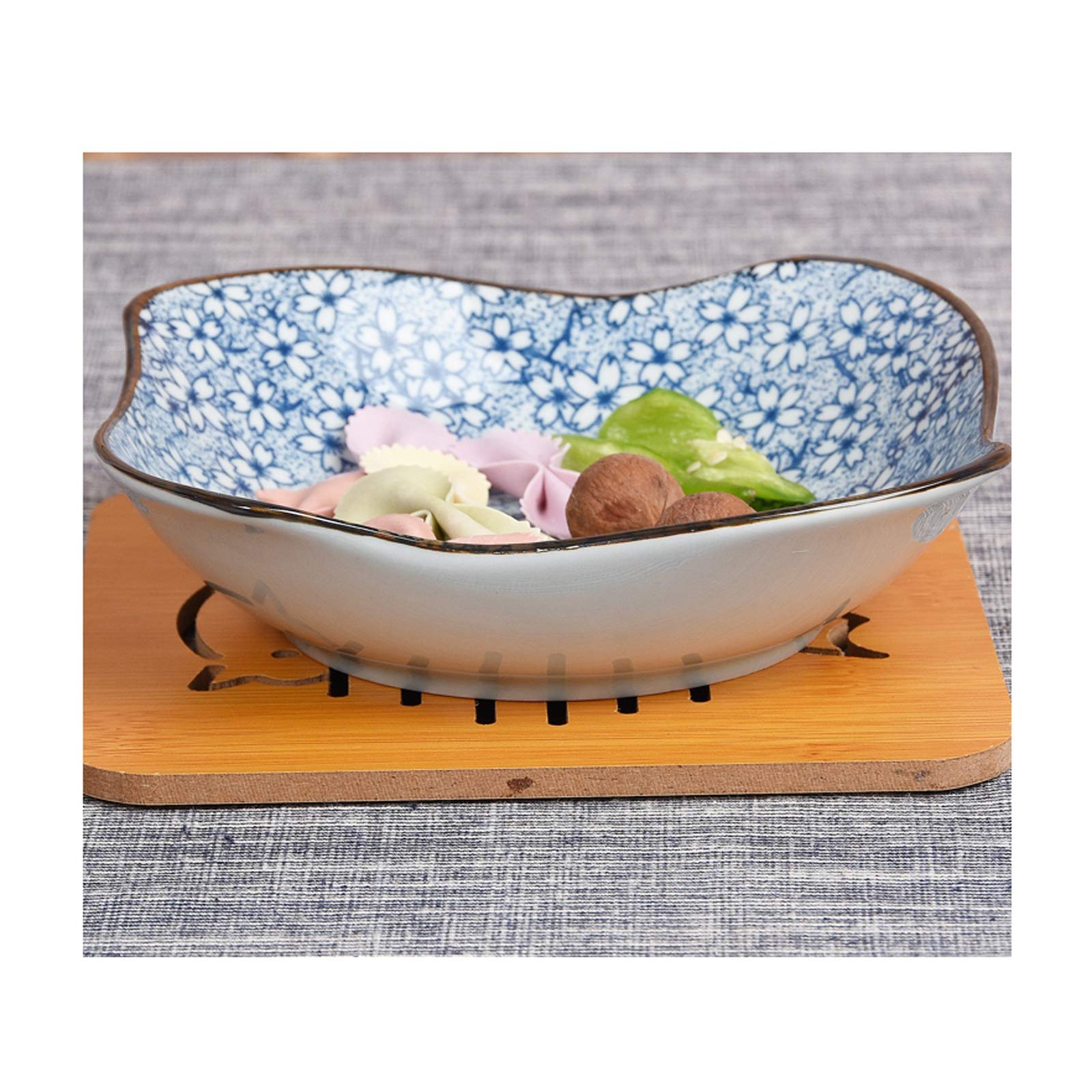 Talerze Naczynia Obiadowe Spersonalizowany Porcelanowy Talerz, Motywy Kwiatowe Płyta Nadaje Się Do Makaronu, Deseru I Przekąsek, 6-calowej Małej Płyty Przystawki Kolacja Restauracja Rodzinna Impreza S