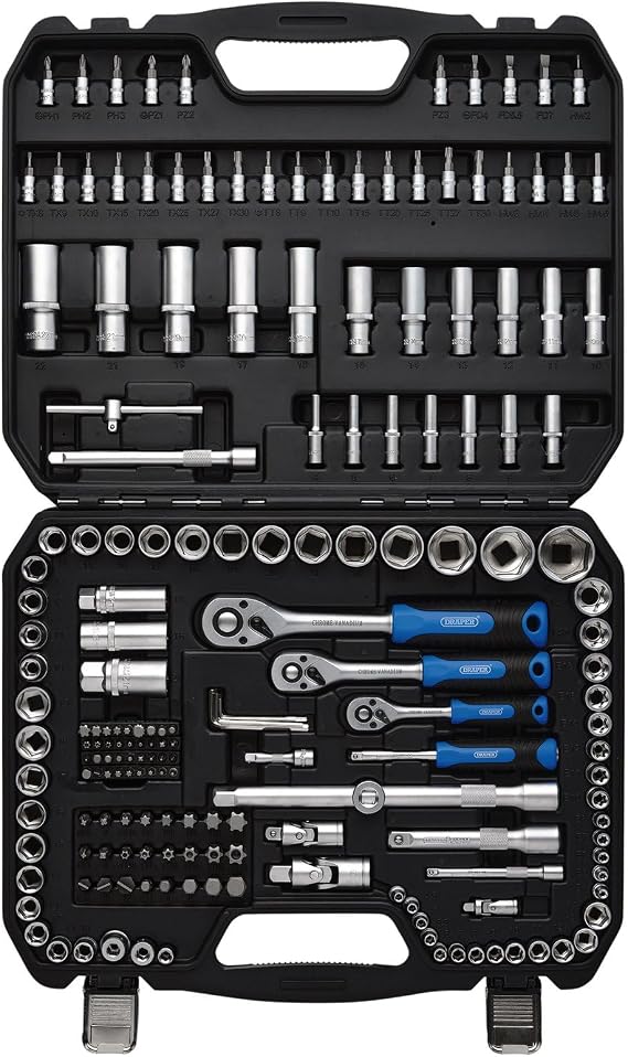 Draper 24231 HI-TORQ® Metric Socket and Bit Set, 1/4