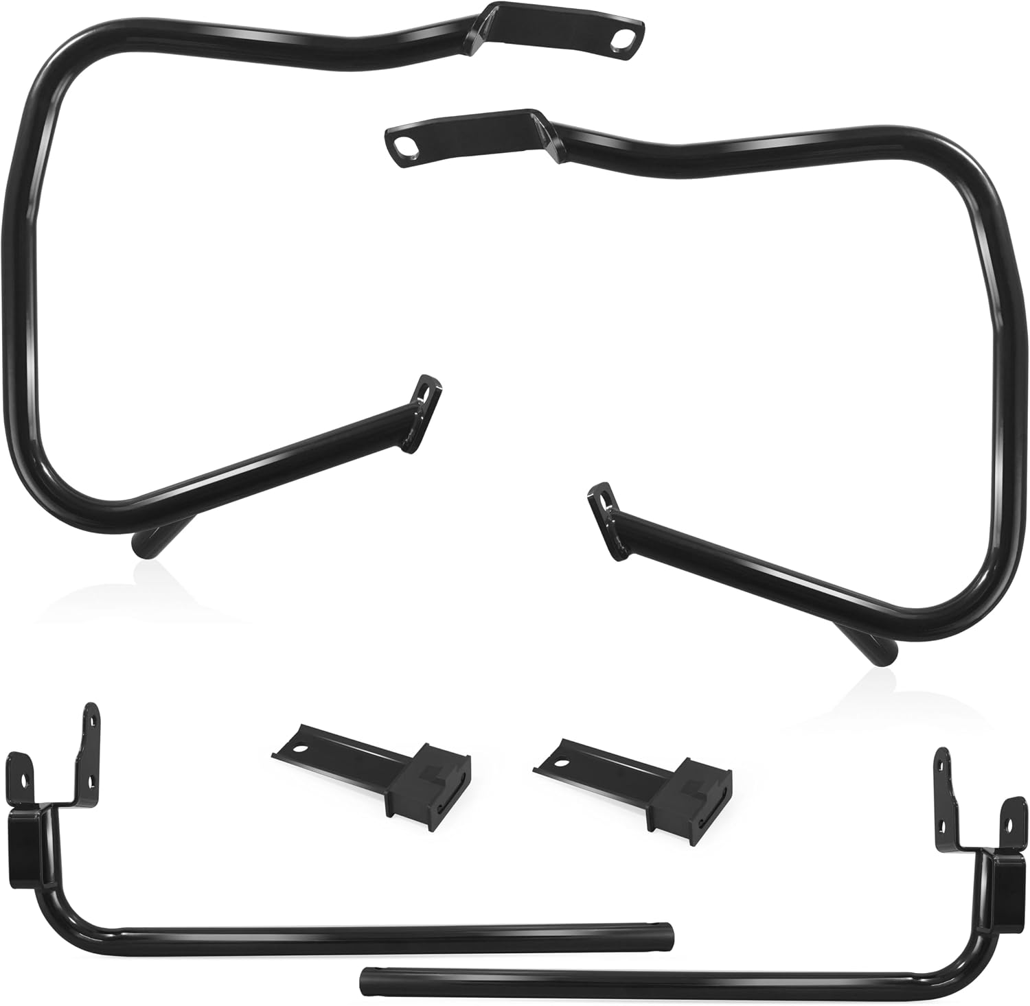 Rear Saddlebag Guard Crash Bar for Harley Touring 2023-2026 Black