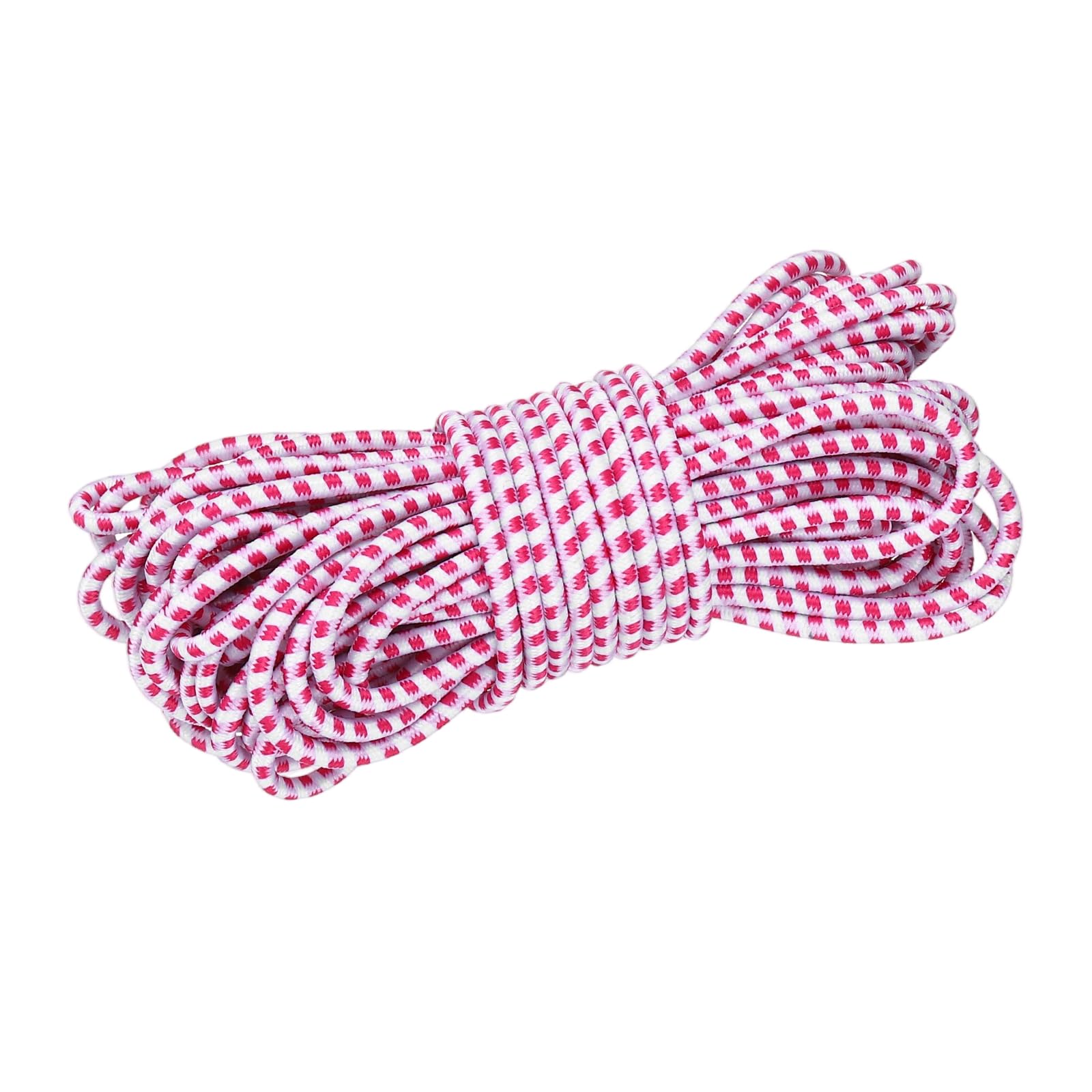 PATIKIL 2.5mm x 8m Elastic Bungee Shock Cords Marine Grade Kayak Stretch String Rope Tie Down Strap for Securing Luggage Moving Cargo DIY, Red Dot