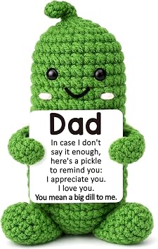 Dad Gifts from Daughter Son Wife Positive Handmade Crochet Bonus Stepdad