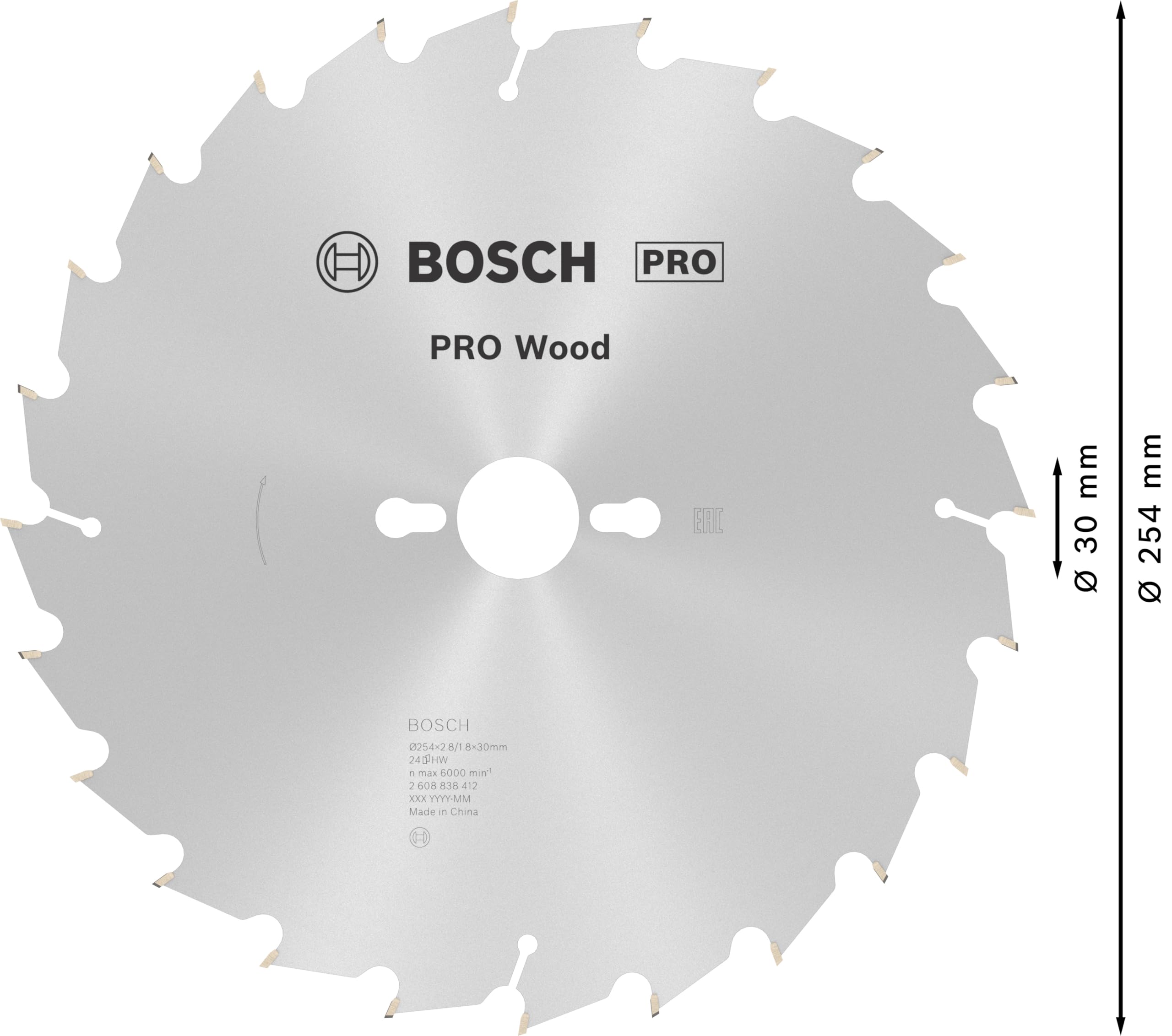 Pro wood 254x2.8/1.8x30 T24
