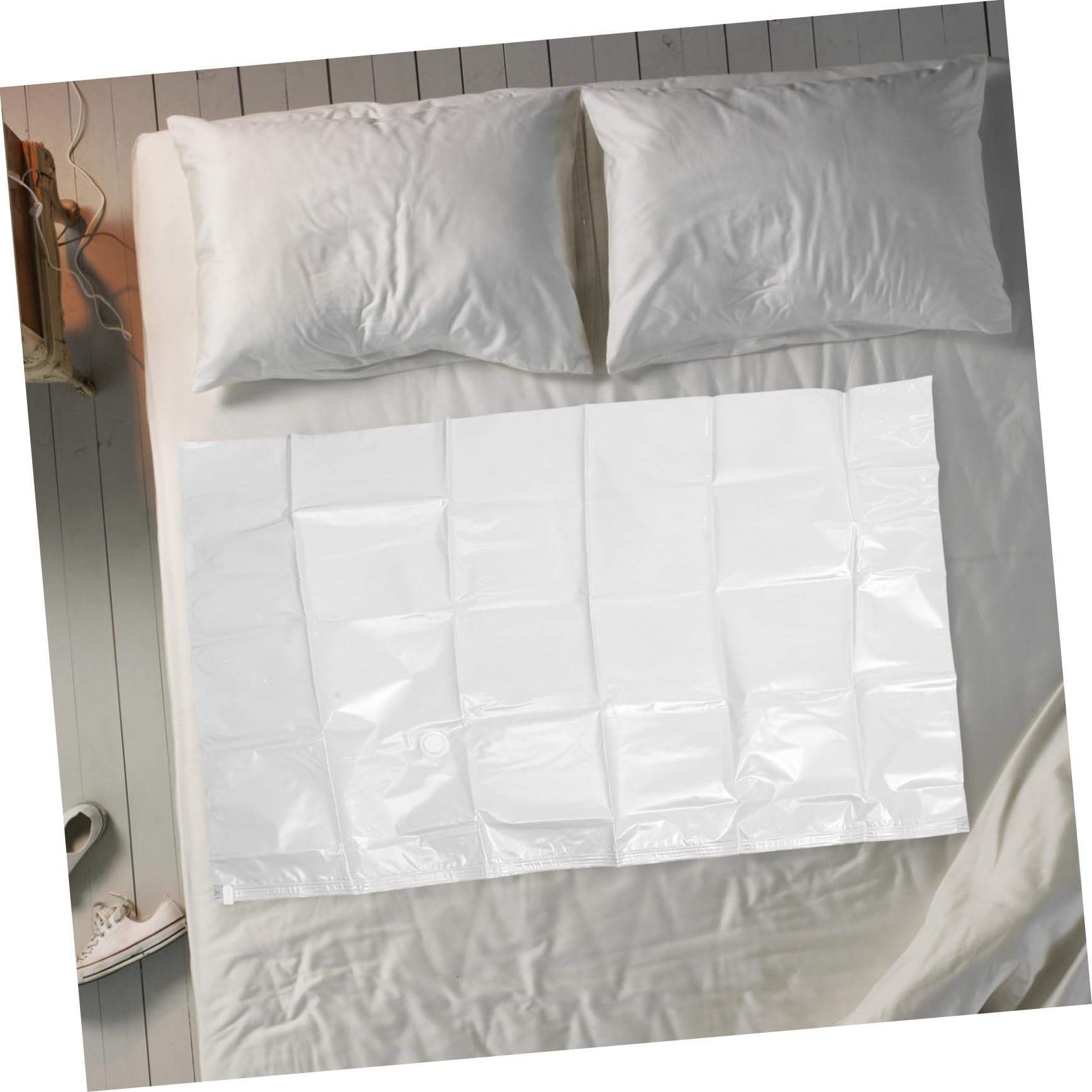 TOYANDONA Vakuumversiegelter Matratzen Vakuumbeutel aus Pa und Pe Großer Kompressionsbeutel 220x100cm für Bettdecken und Kleidung für Schlafzimmer und Keller zur Platzsparenden Aufbewahrung
