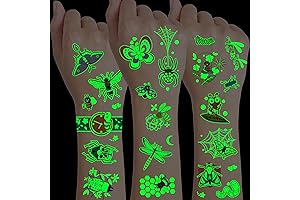 Konsait Glow-in-the-Dark Insect Tattoos: A Bug's Life of Fun