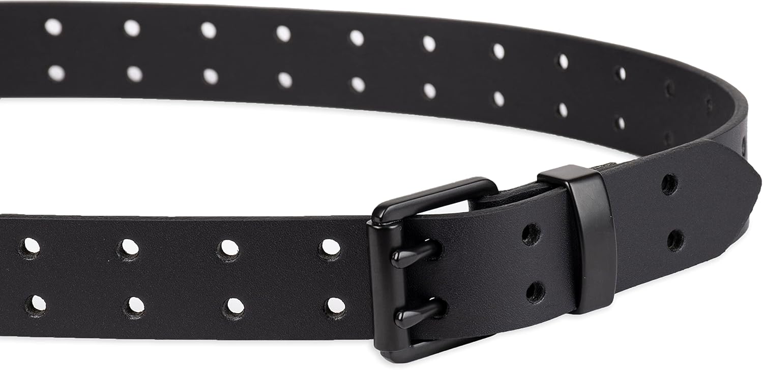 Dickies Men's Double Prong Leather Work Belt – Fully Adjustable, Regular & Big and Tall Sizes - Image 3