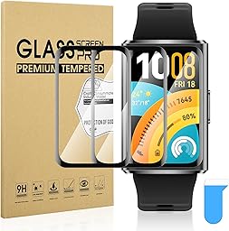 Diruite 3-Stück Schutzfolie für Huawei Band 11 Pro HD Transparente PMMA Weichfilm Displayschutzfolie Anti-Kratzen Displayschut
