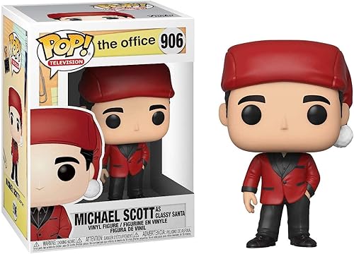 Miniatura 2 de Funko The Office - Figura de vinilo de Michael Scott as Classy Santa Pop! (incluye funda protectora compatible con caja Pop Box)