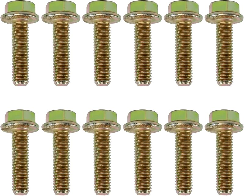 Parafusos do coletor de escape LS CHENACC Grau 10.9 M8 x 1,25 x 30,7 mm – 12 unidades