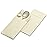 50-Pack Disposable Linen-Feel Dinner Napkins with Built-in Flatware Pocket, CREAM Prefolded Cloth Like Paper Napkins For Dinner, Wedding Or Party [Silverware NOT Included]
