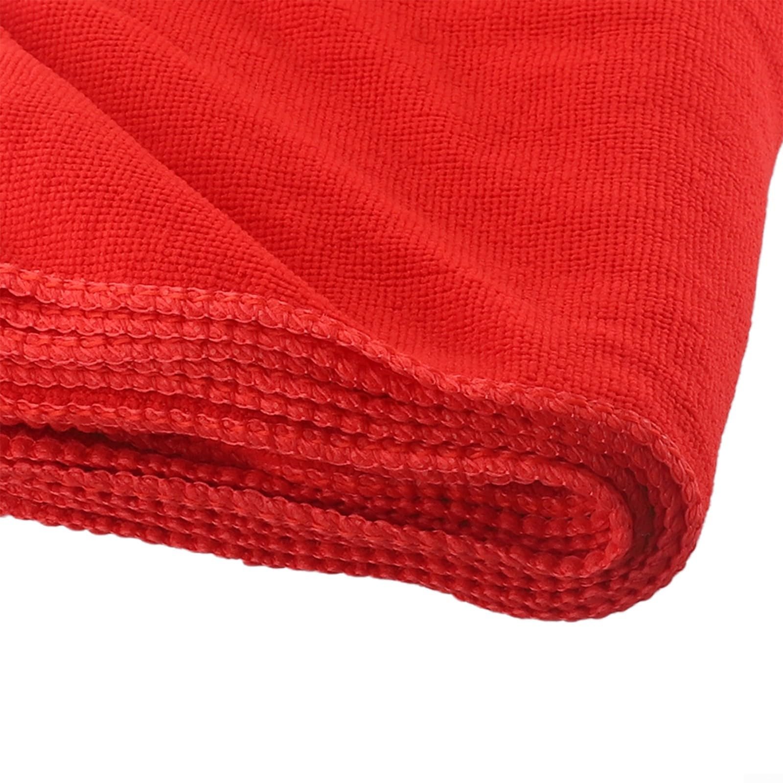 Confezione 10 Panni In Microfibra Per Pulizia 30x30 Cm - Senza Pelucchi - Rossi - Riutilizzabili Per Auto, Cucina, Vetri E Bagno
