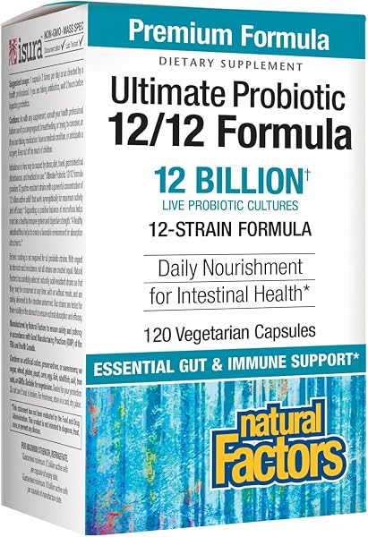 Natural Factors Multi Probiotic 12 Billion CFUs Digestive Health