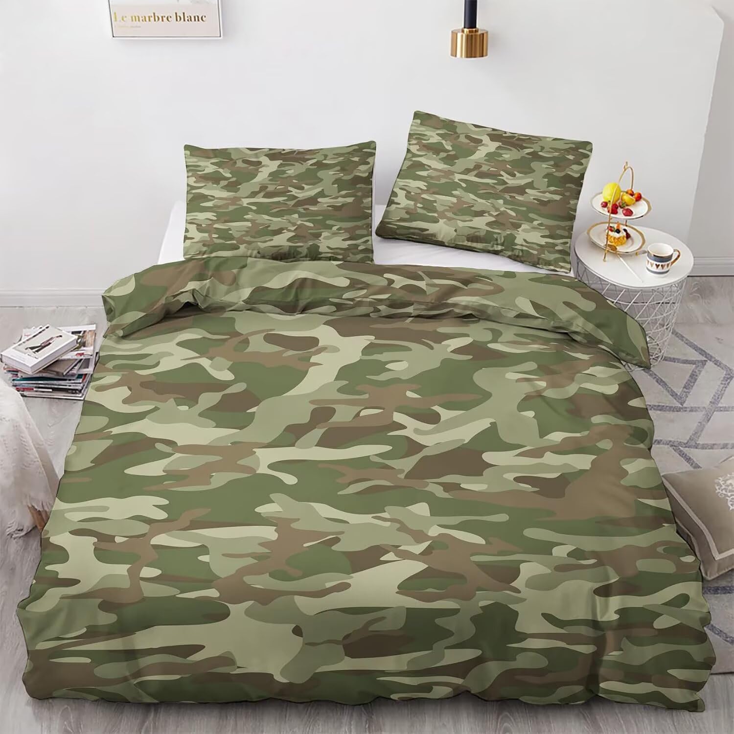 Bettwäsche 200x220 Camouflage Bettwäsche-Sets