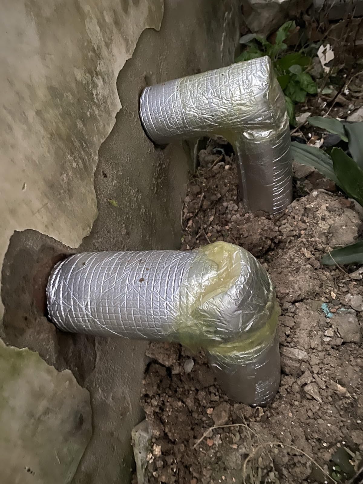Aislante tubo, Aislamiento de tubería Cubiertas Protectoras Solares Reflectantes Para Tuberías De Agua De 1m, Tubo De Espuma De Aislamiento De Tubería De PVC Para Exteriores 15 20 22 32 50 60 MM ( Col