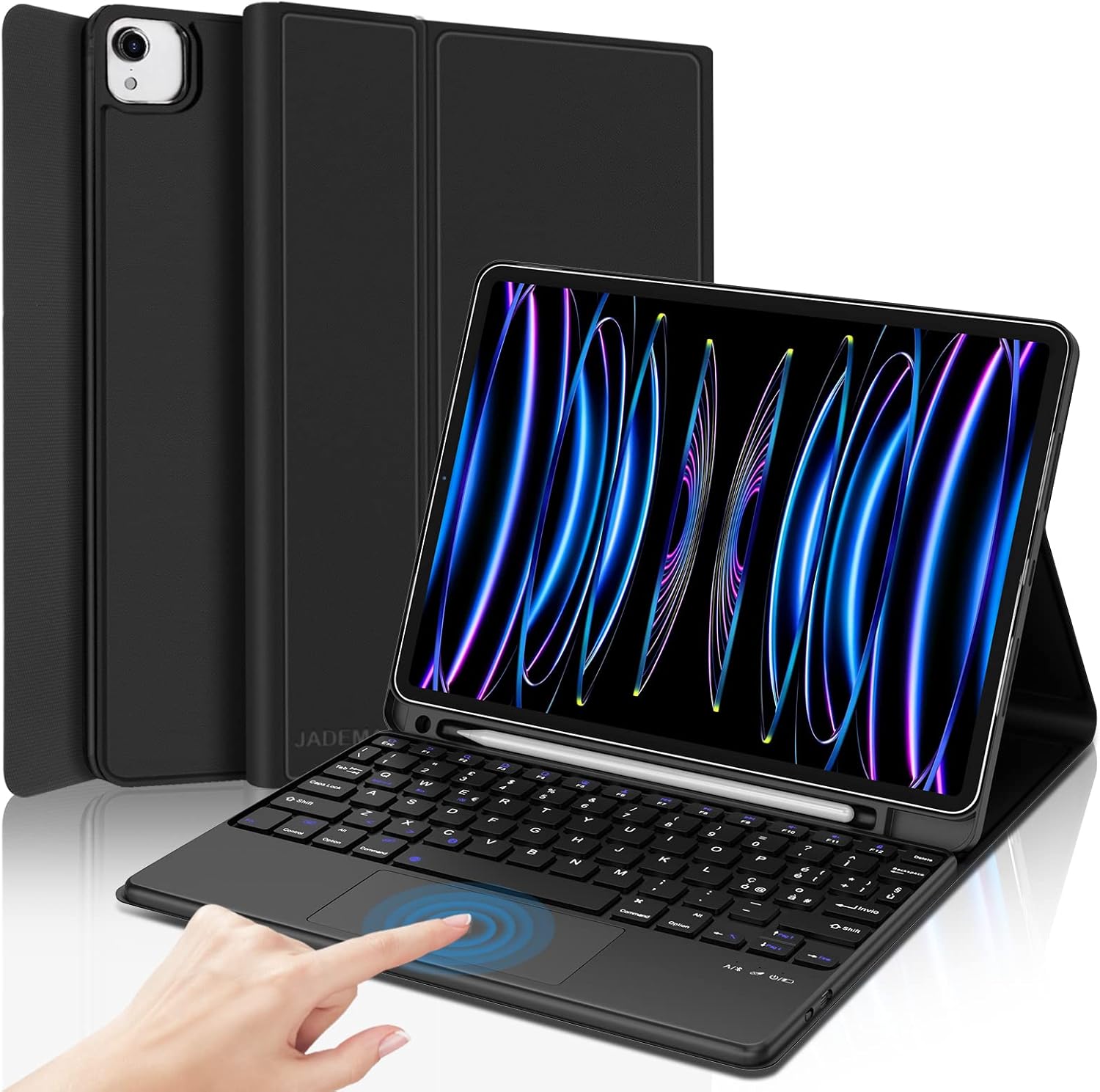 JADEMALL Keyboard Case with iPad