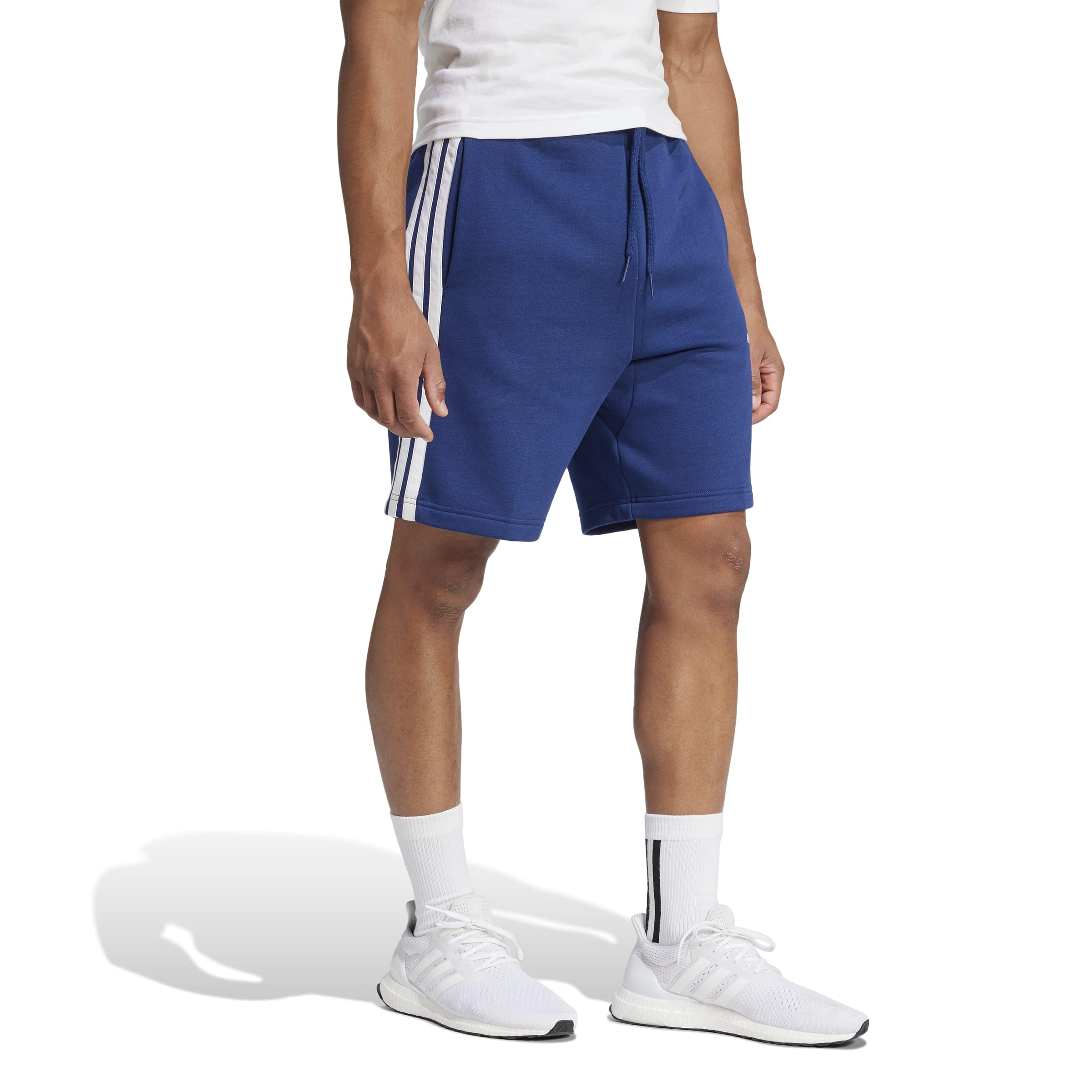 adidas Homme Essential Three Stripes Fleece Short