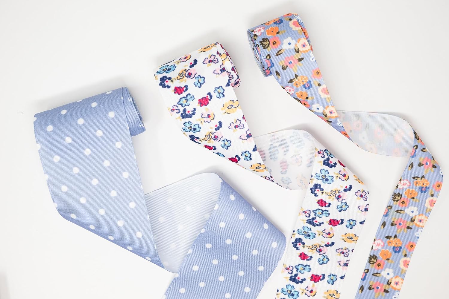 Boutique Ribbon Collection, 5 Pieces, Multi- Design, Random Pack, 5 spools