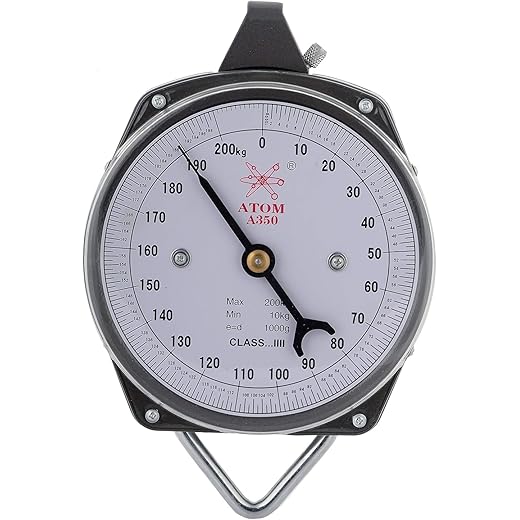 ATOM A350 Metal Hanging Hook Scale 200Kg