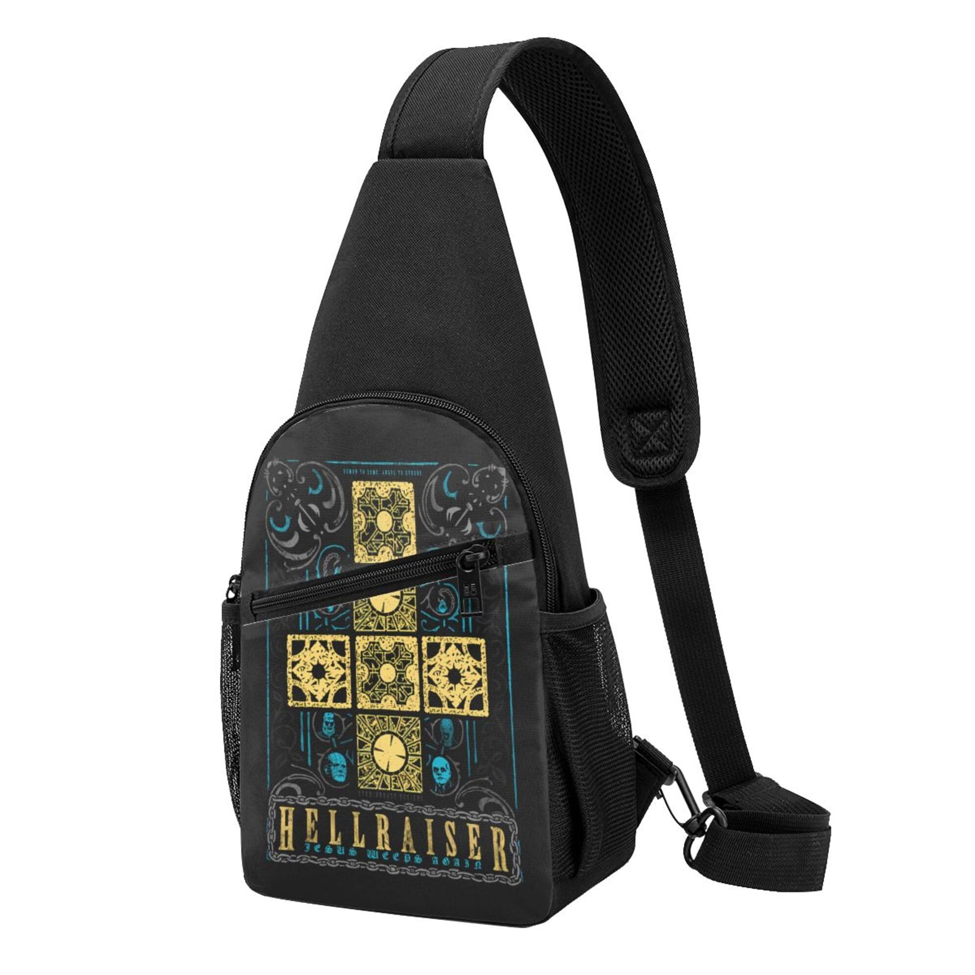 Unisex Film Pinhead Chest Bag Minimalist Single-Shoulder Crossbody Chest Bag Comfortable Carry Everyday Versatile
