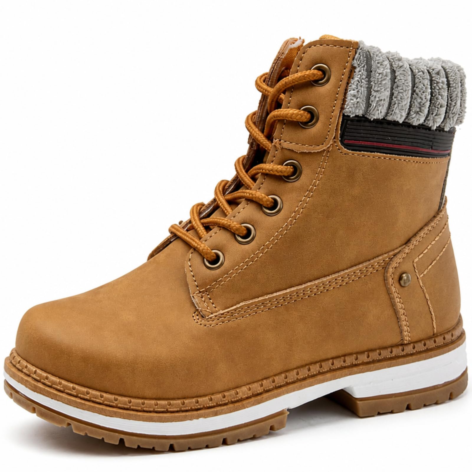 sofysofy Women Work Boots - Waterproof Hiking Outdoor Lightweight Construction Composite Comfortable Zipper Hiking-picture-12