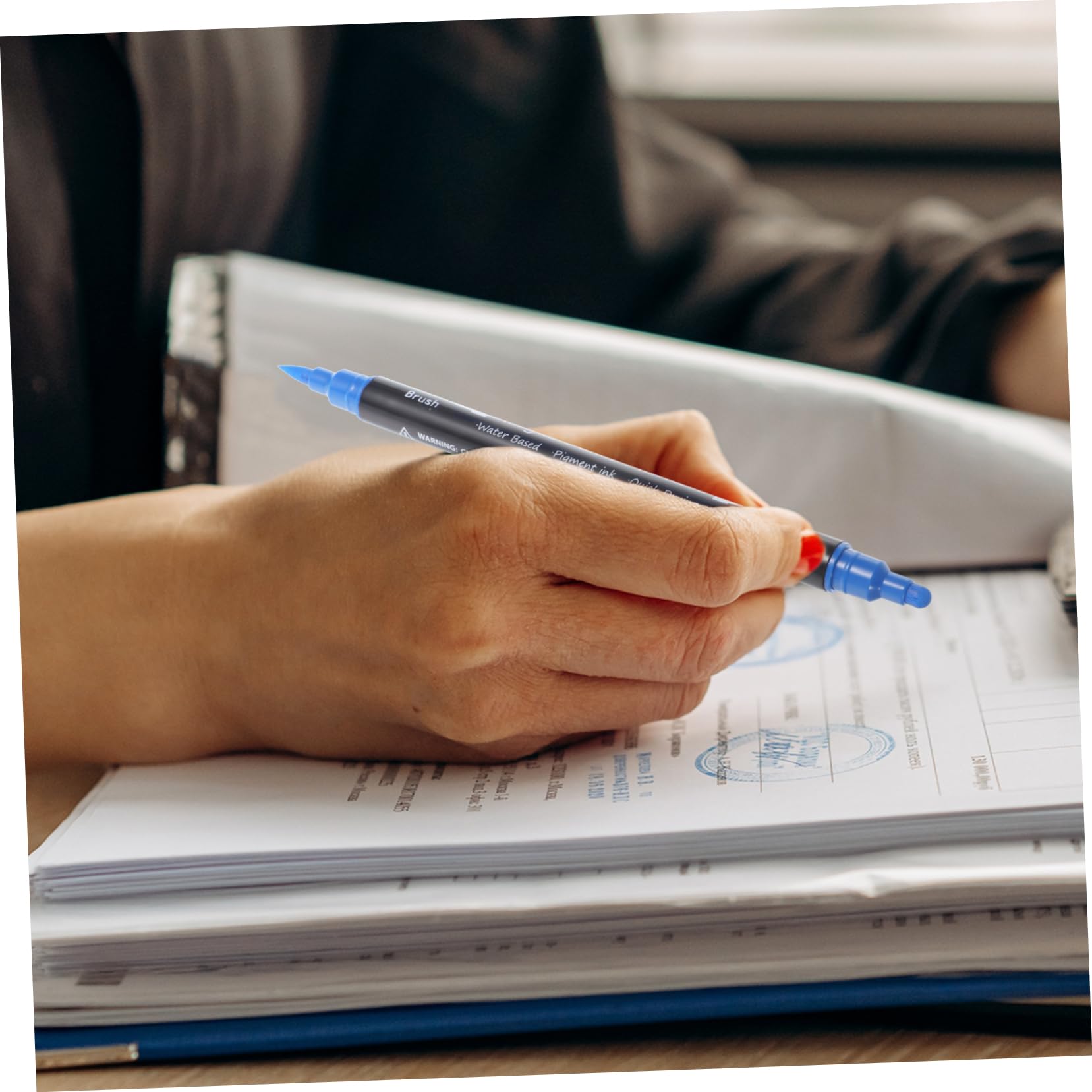 Set di Pennarelli Acrilici Doppia Punta 24 Colori per Pittura