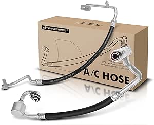 Portable Ac Tube Replacement 2 Pcs AC Manifold Hose Assembly