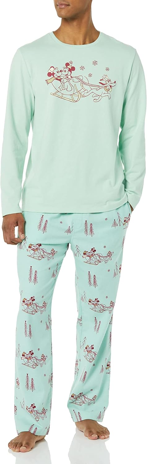 Amazon Essentials Disney | Marvel | Star Wars Men's Flannel Pajama Sleep Sets
