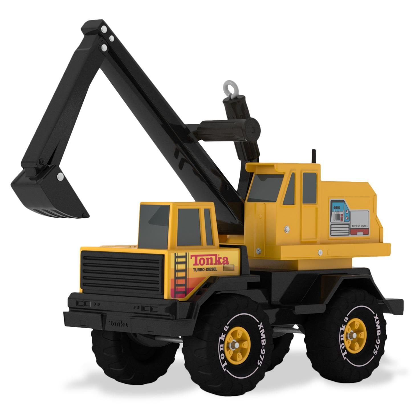 Amazon.com: Hallmark Mighty 2016 Tonka Backhoe Ornament Truck