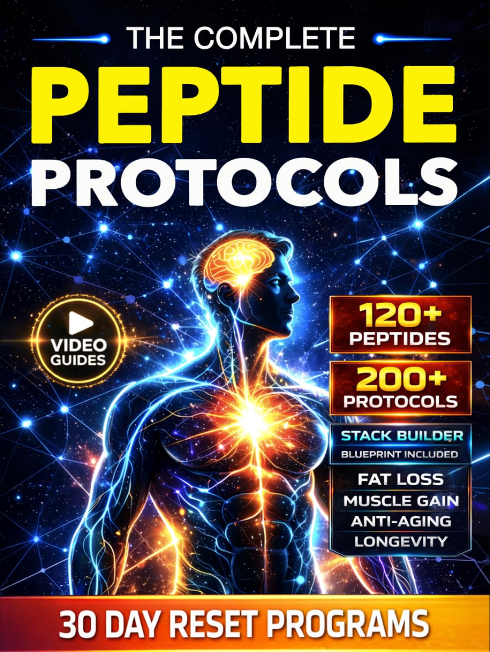 Peptide Protocols: The Complete Science-Based Guide to Therapeutic Peptides, Precision Stacking, and Strategic Dosing for Performance, Recovery, Longevity, and Metabolic Health