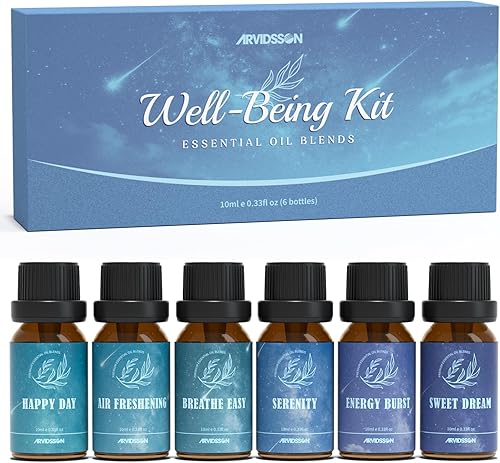 Miniatura 10 de Set de Aceites Esenciales Madera, ARVIDSSON Aceite Fragante Boscoso para Hacer Velas, Sándalo, Cuero, Teca, Incienso, Cedro, Pino, Aceite Esencial