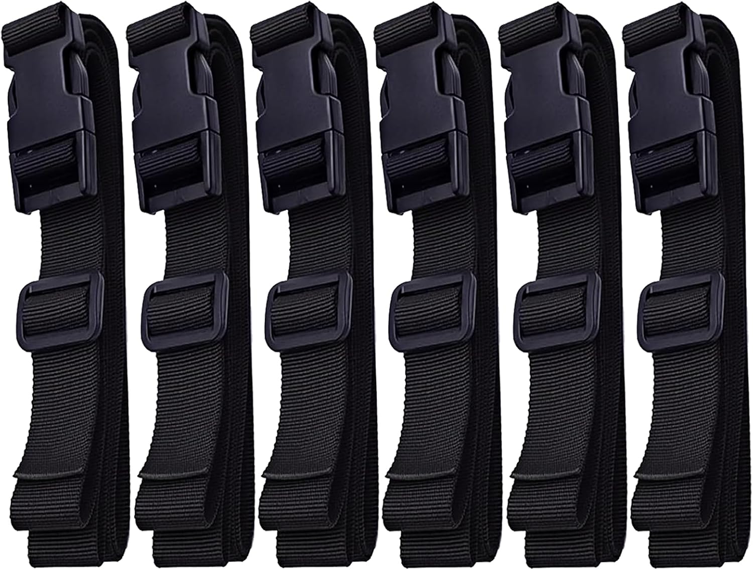 Adjustable Boat Cover Straps with Quick Release Buckles,Heavy Duty Boat Cover Tie Down Utility Straps,Webbing Tightening Straps Suspenders Belt for Securing 6 Pcs