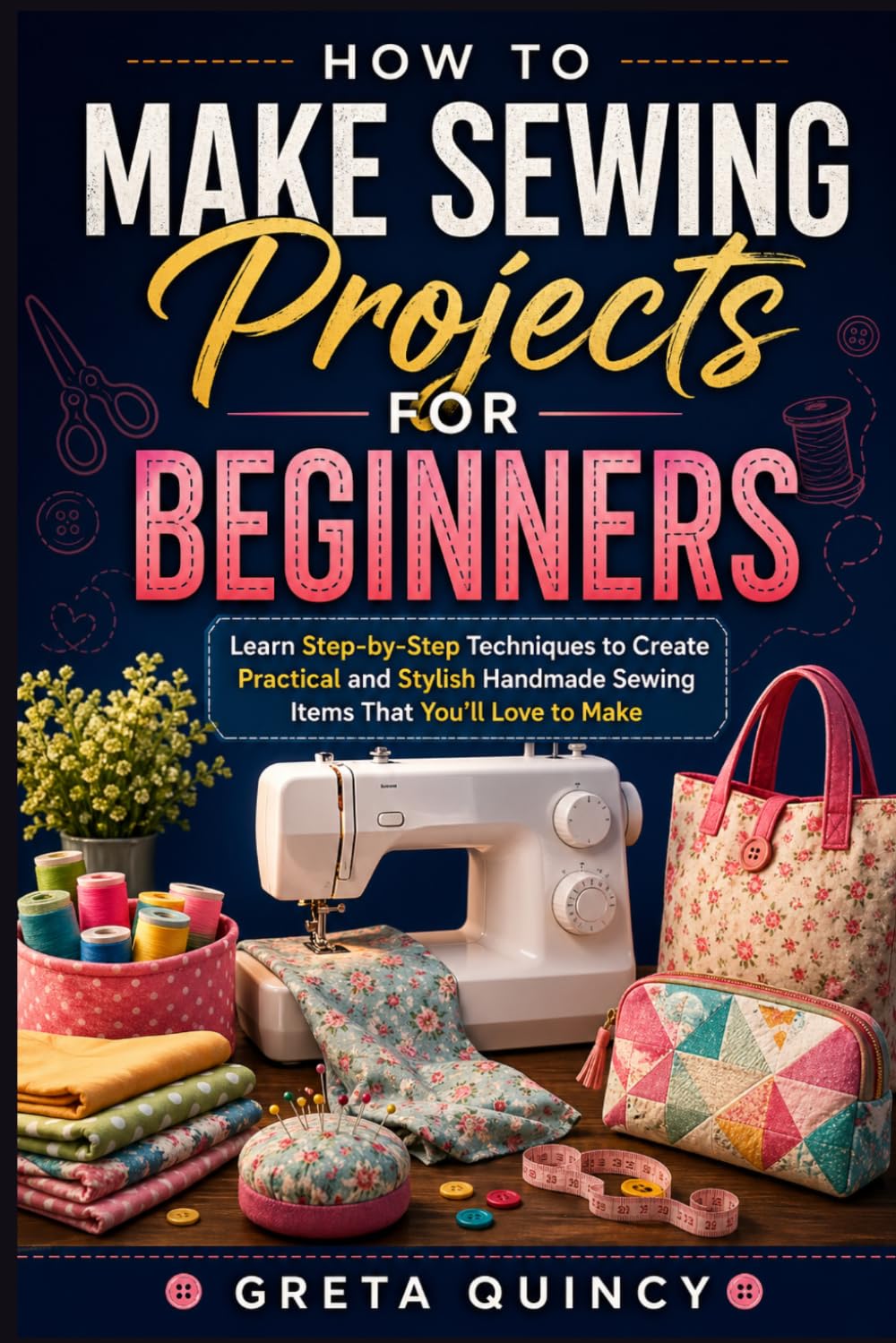How To Make Sewing Projects For Beginners: Learn Step-by-Step Techniques to Create Practical and Stylish Handmade Sewing Items That You’ll Love to Make