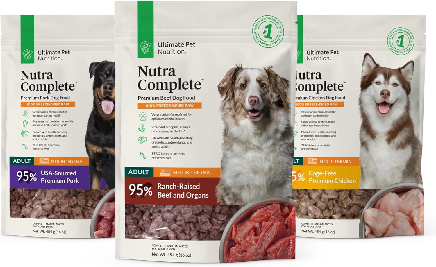 ULTIMATE PET NUTRITION Nutra Complete, 100 Freeze Dried