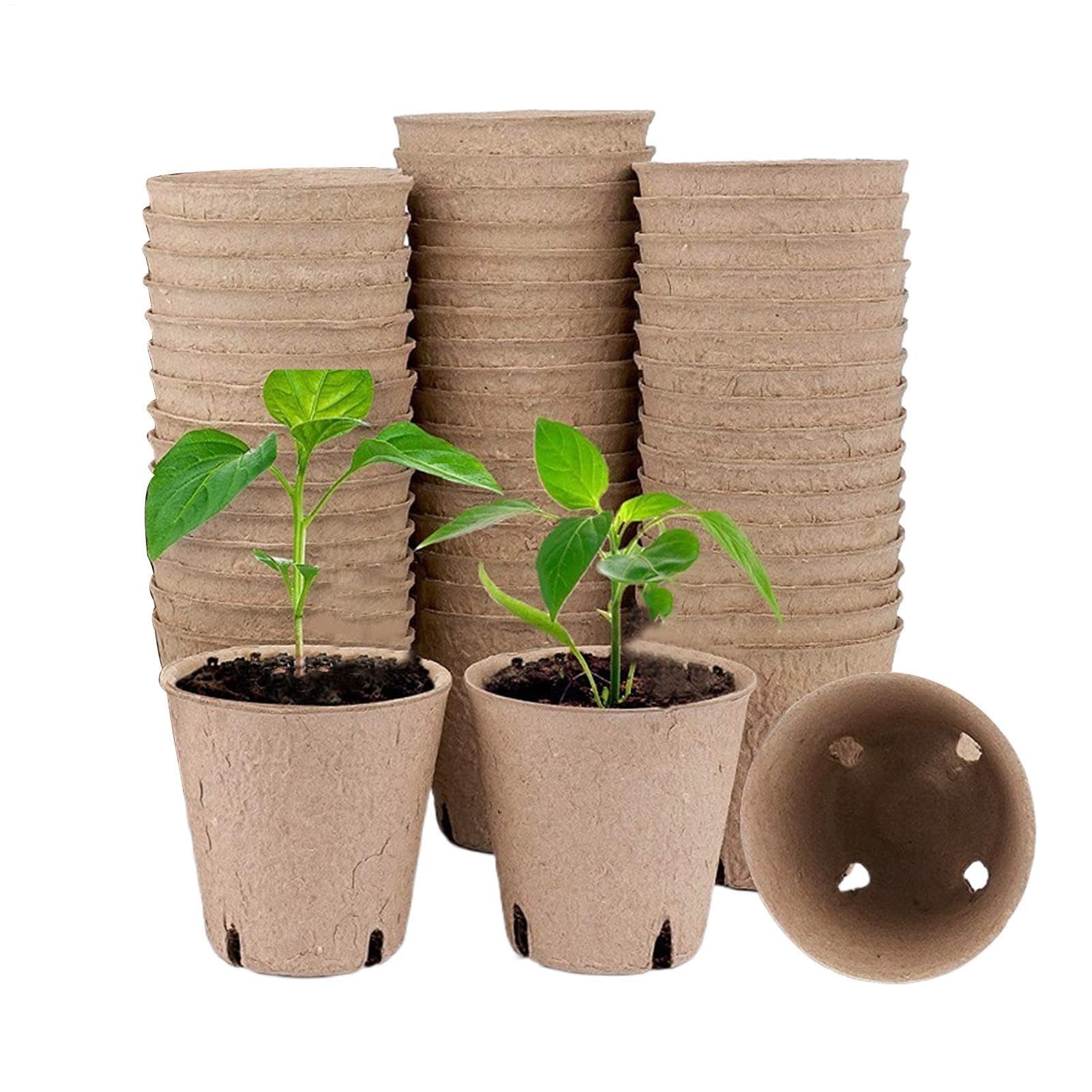Pot de démarrage de plantation, léger, respirant, léger, petit plateau de démarrage pour semer des , motiver une variété de telles que les tomates, la laitue, les légumes, la culture