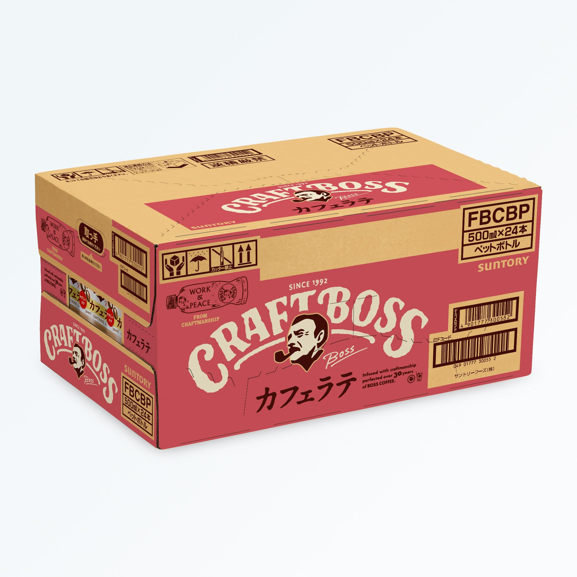 BOSS(ボス) サントリー BOSS コーヒー クラフトボス ラテ 500ml×24本